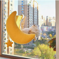 Cat using JOYCAT Sky Window Cat Hammock/Scratcher - Pets Villa. 