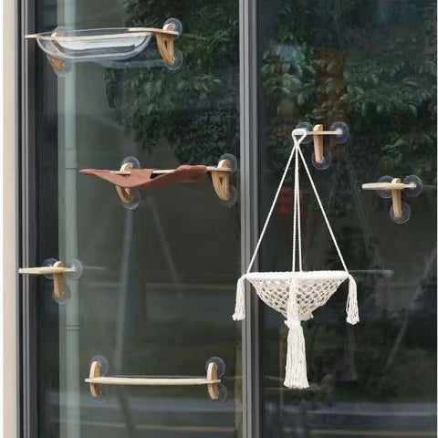 Product image of JOYCAT Window Basket / Sisal Perch / Curved Sisal Perch - Pets Villa. 