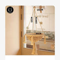 Image of the size of JOYCAT Window Basket / Sisal Perch / Curved Sisal Perch - Pets Villa. 