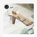 Image of the size of the perch from JOYCAT Window Basket / Sisal Perch / Curved Sisal Perch - Pets Villa. 