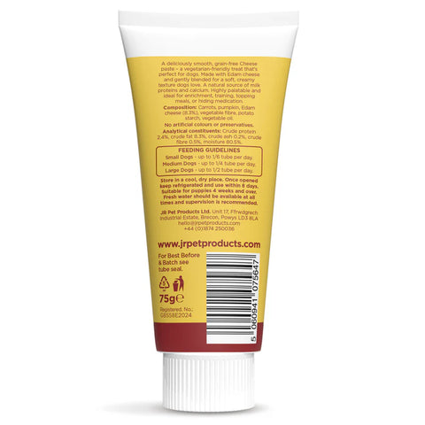 Back image of JR Cheese Paste for Dogs 75g - Pets Villa. 