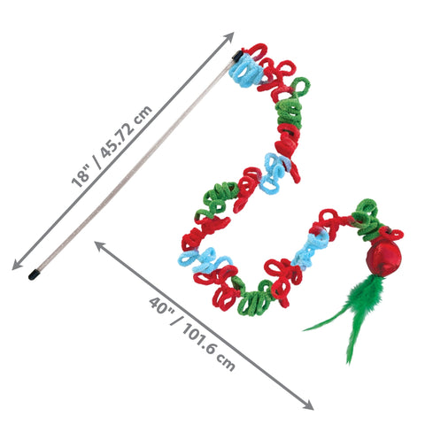 Size image of KONG Holiday Teaser Loopz - Pets Villa. 