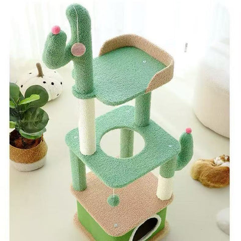 Top image of MARTINA Cactus Cat Tree - Pets Villa. 