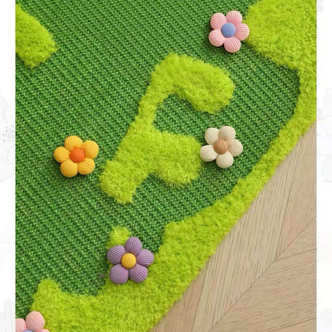 Product image of MARTINA Flower Garden Sisal Cat Carpet  - Pests Villa. 