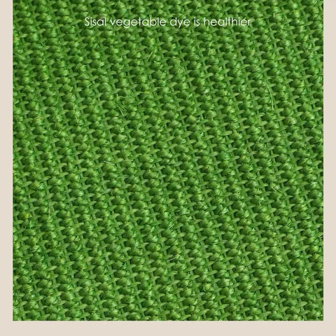 Close up image of the sisal of MARTINA Flower Garden Sisal Cat Carpet  - Pets Villa. 