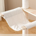 Hammock close up of Natural Classic Cat Climbing Frame with Ball Track 154cm - Pets Villa.