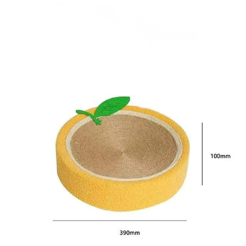 Size image of Orange Sisal Cat Scratcher - Pets Villa. 