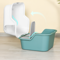 Image of PAKEWAY Candy Cat Enclosed Litter Tray Open - Pets Villa. 