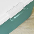 Image of the locking mechanism of PAKEWAY Candy Cat Enclosed Litter Tray - Pets Villa. 