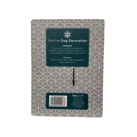 Back image of PET BRANDS Festive Dog Decoration with Chalk - Pets Villa. 