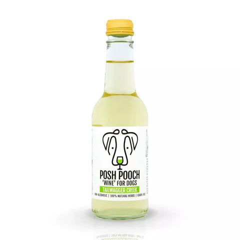 Front image of POSH POOCH Wine fro Dogs Tailwagger Creek 250ml - Pets Villa. 
