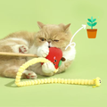 Product image of PURLAB Apple and Worm Cat Teaser - Pets Villa. 