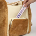 Image of treat in pocket for PURLAB Bread Pet Travel Bag - Pets Villa. 
