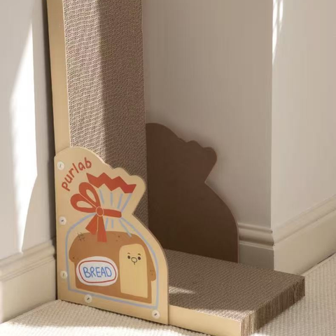 Product image of PURLAB Bread Stand Cat Scratch Board - Pets Villa. 