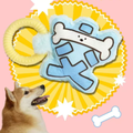 Front image of PURLAB ChewChew Chomp Teething Dog Toy - Pets Villa. 