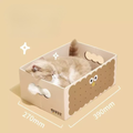 Size image of PURLAB Cookies Cat Scratching Box - Pets Villa. 