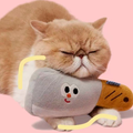 Front image of PURLAB Funny Soft Knife Catnip Toy - Pets Villa.