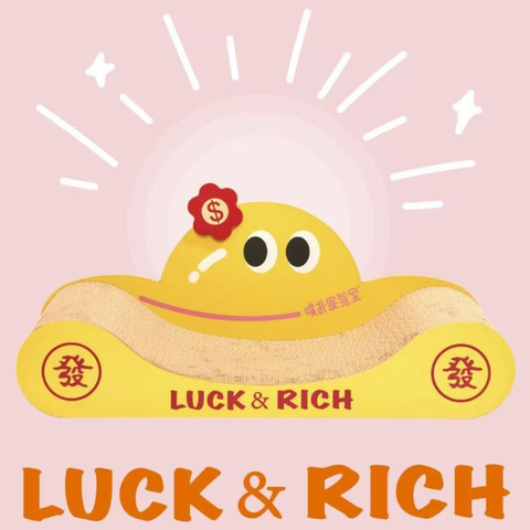 Product image of PURLAB Golden Treasure Scratch Board - Pets Villa. 