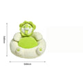 Size guide image of PURLAB Vegetable Dog Pet Bed - Pets Villa.