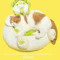 Image of size of PURLAB Vegetable Dog Pet Bed - Pets Villa. 