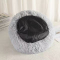 Back image of Plush Doughnut Pet Bed - Pets Villa. 