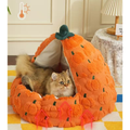 Product image of Pumpkin Shaped Cat Nest - Pets Villa.