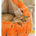 Size image of Pumpkin Shaped Cat Nest - Pets Villa.