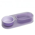 Image of purple variant of SOFT ZOO Chubby Mixing Spoon and Bowl Set - Pets Villa.