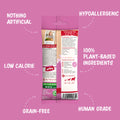 Back image of SOOPA Strawberry Coco-Cream Cupcake Dental Sticks for Dogs 4pcs - Pets Villa. 