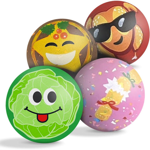Product image of SPORTSPET Christmas Dinner Tough Bounce Ball 65mm Assorted - Pets Villa. 