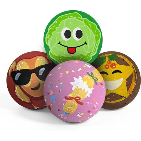 Product image of SPORTSPET Christmas Dinner Tough Bounce Ball 65mm Assorted - Pets Villa. 