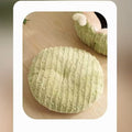 Pillow close up image of Soft Cactus Cat Nest Bed - Pets Villa. 