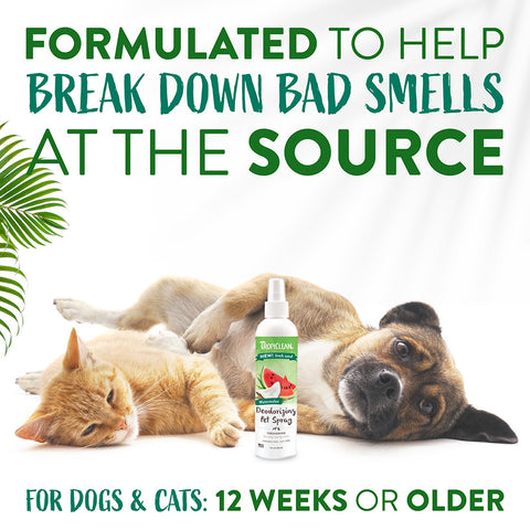 Productimage of TROPICLEAN Watermelon Deodorising Pet Spray 236ml  - Pets Villa. 