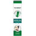 Front image of VET'S BEST Dental Gel Toothpaste with Silicone Finger Brush - Pets Villa. 