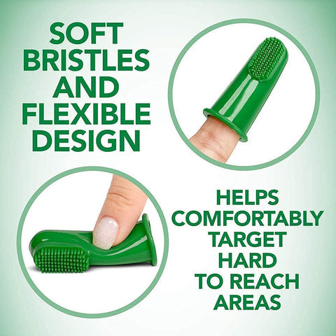 Image of VET'S BEST Dental Gel Toothpaste with Silicone Finger Brush - Pets Villa. 