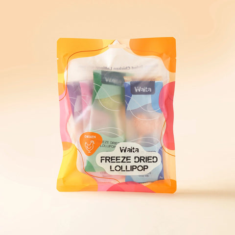 Image of WAITA Chicken Freeze Dried Lollipop 5x4g - Pets Villa. 
