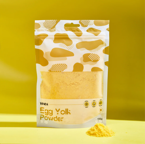 Front image of WAITA Freeze Dried Egg Yolk Powder 150g - Pets Villa. 
