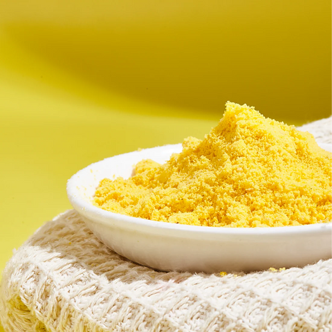 Close up image of WAITA Freeze Dried Egg Yolk Powder 150g - Pets Villa. 