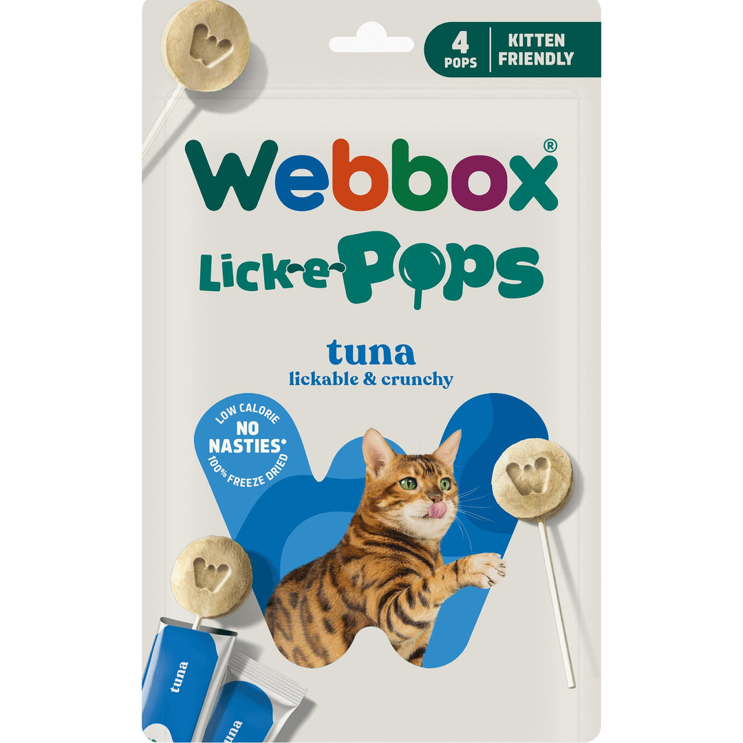 WEBBOX Cat Lick-e-Pops Tuna 4pcs | Pets Villa