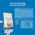 Composition image of WELLNESS CORE Complete Adult Cat Ocean Salmon with Tuna - Pets Villa. 