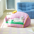 Front image of ZEZE Bloom Pet Sofa  - Pets Villa. 