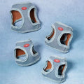 Image of the size harnesses of ZEZE Denim Pet Harness and Lead - Pets Villa. 