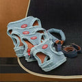 Image of the sizes of ZEZE Denim Pet Harness and Lead - Pets Villa. 