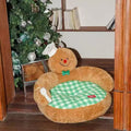 Product image of ZEZE Gingerbread Hug Pet Sofa Bed - Pets Villa. 