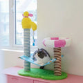 Image of ZEZE Holiday Bath Cat Platform with cat in the hammock - Pets Villa. 