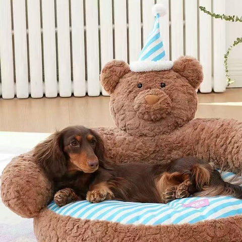 Product image of ZEZE Lovely Bear Sofa Bed - Pets Villa. 