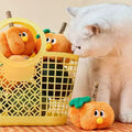 Product image of ZEZE Silvervine Stick and Crinkle Paper Pumpkin Cat Toy  - Pets Villa.