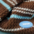 Close up image of ZEZE Warmth Striped Pet Knitted Sweater - Pets Villa.