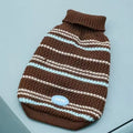 Product image f ZEZE Warmth Striped Pet Knitted Sweater - Pets Villa. 