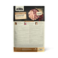 Close-up of ACANA Homestead Harvest cat kibble with rich animal protein sources.